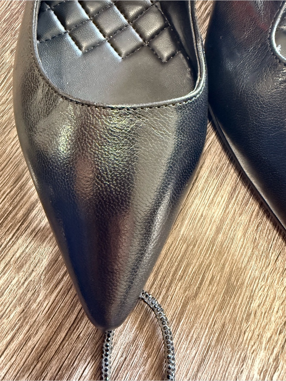 AEROSOLES Black Pointed Slingback Mules new without tags - Picture 5 of 8